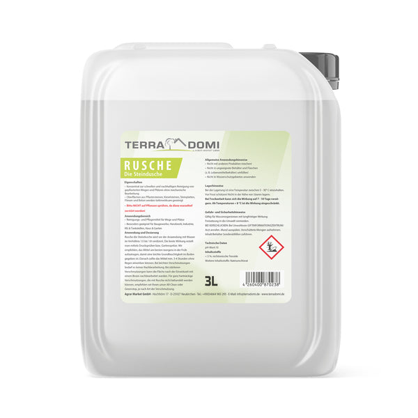 TerraDomi Rusche Steindusche 3 Liter